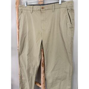 Charleston Threads Khaki Chino Pants Men 36x32 Beige Coastal Preppy Golf Casual